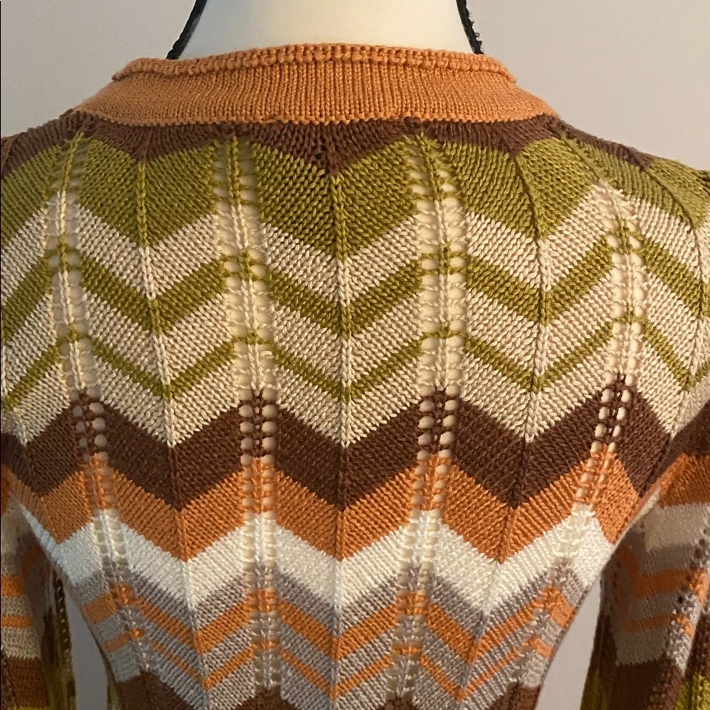 Forever 21 chevron sweater dress size large - Picture 6 of 8